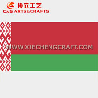 C&S Belarus Flag Printed Polyester