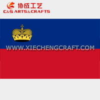 C&S Liechtenstein Flag Printed Polyester