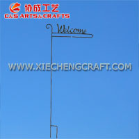 Welcome Garden Flag Stand